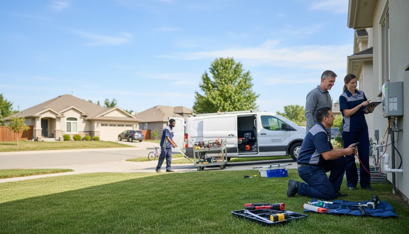 Tankless water heater service in Lodi, WI